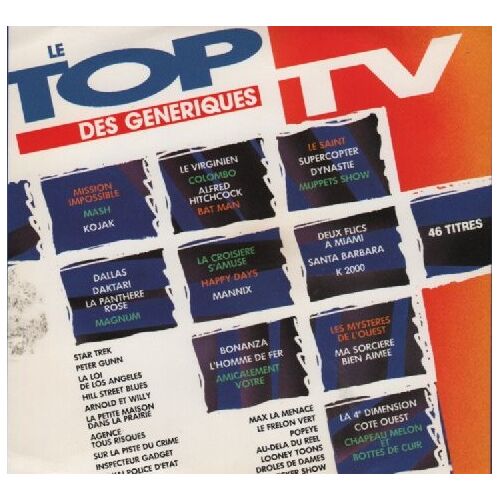 Top Des Génériques Tv - 2 Cd