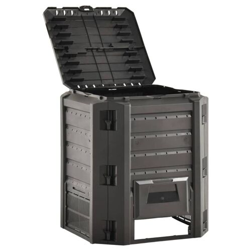 VidaXL 312272 Composteur Noir