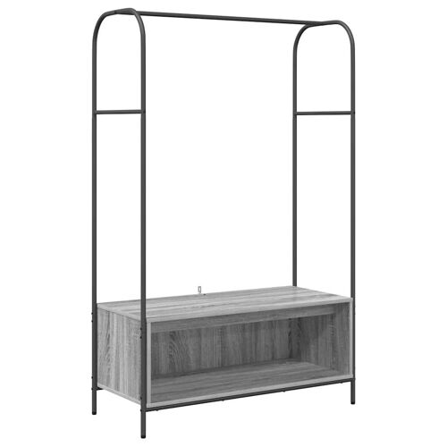 VidaXL 868454 Organisateur de stockage suspendu Bois Gris