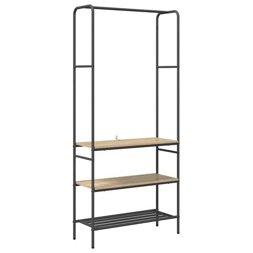 VidaXL 868464 Organisateur de stockage suspendu Bois Marron