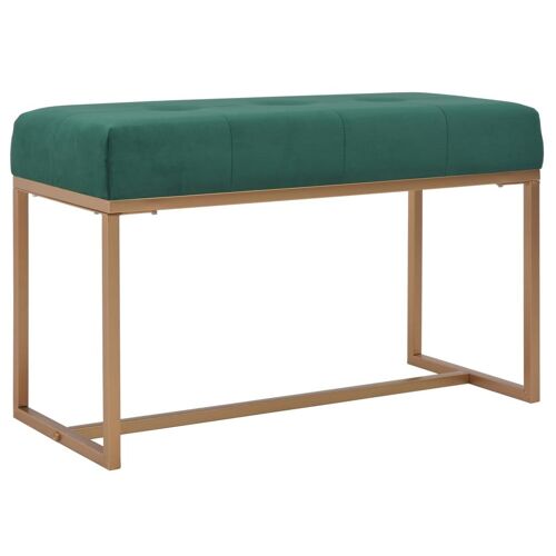 Banc 80 Cm Vert Velours