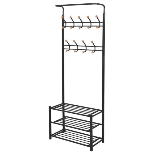 VidaXL 243726 porte-manteaux Noir