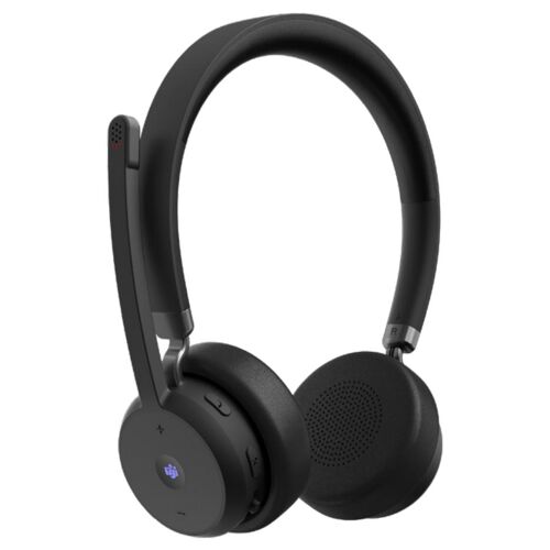 Lenovo Wireless VoIP Headset Casque Sans fil Arceau Bureau/Centre d'appels Bluetooth Noir