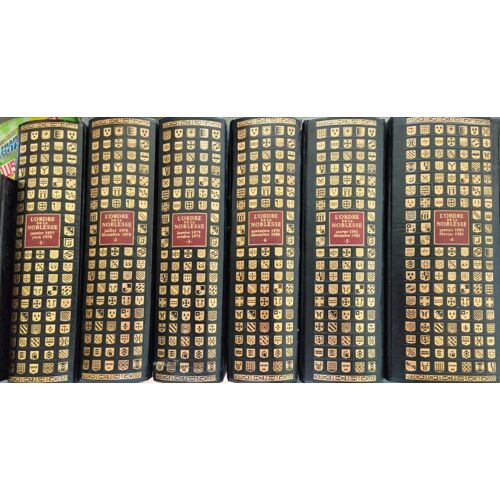 L'ordre De La Noblesse ( 7 Volumes) + Armorial Des Principales Maisons Du Royaume Tome 1