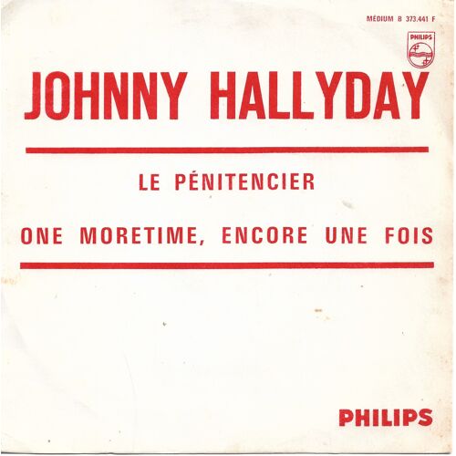 Johnny Hallyday Le Penitencier Juke Box 45 Tours 1964