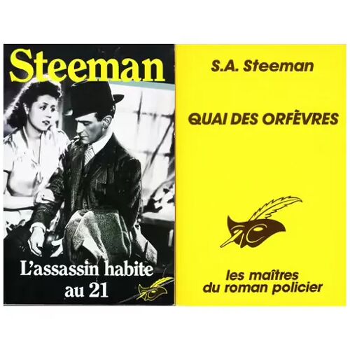 S. A. Steeman : L' Assassin Habite Au 21 & Quai Des Orfèvres  (Editions Le Masque, 1989)