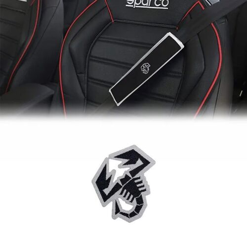 Toppa Adesiva Officiel Abarth Scorpione Pour Copri Cintura, 45 X 50 Mm