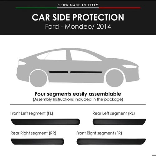 Modanature Laterali Pour Ford Avec Biadesivo 3m, Mondeo
