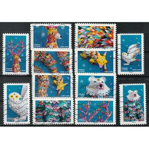 Art : "Mon Fantastique" : Animaux Fantastiques En Papier Découpé Et Plié Série Complète Année 2019 Autoadhésifs N° 1789 1790 1791 1792 1793 1794 1795 1796 1797 1798 1799 1800 Yvert Et Tellier