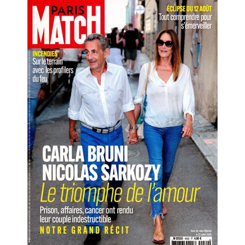 Paris Match 4032 : Carla Bruni Nicolas Sarkozy, Le Triomphe De L'Amour