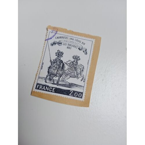 Timbre - France 2,00 -Oblitéré Tableau Carrousel Sous Louis Xiv -Yvert N° 1983 De 1978