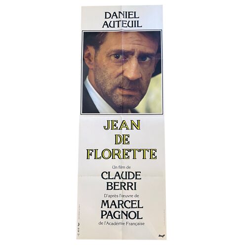Jean De Florette - Affiche De Cinéma Pliée - Format 60x160 Cm - De Claude Berri Avec Yves Montand, Gérard Depardieu, Daniel Auteuil, Elisabeth Depardieu - 1986