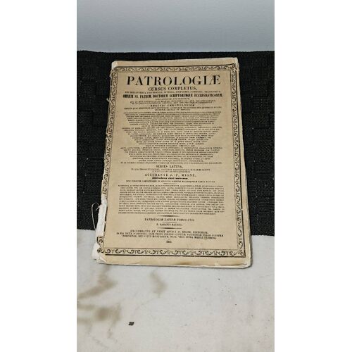 Livre Ancien Patrologia Latina Migne - Tome 107 (1864) Raban Maur - Broché