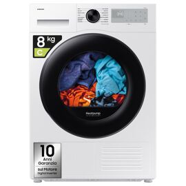 Samsung DV80DG52B0AHET sèche-linge Pose libre chargement frontal 8 kg Blanc