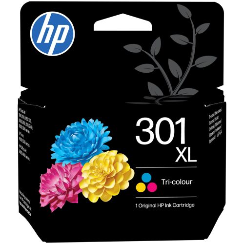 HP 301XL cartouche d'encre trois couleurs grande capacité authentique