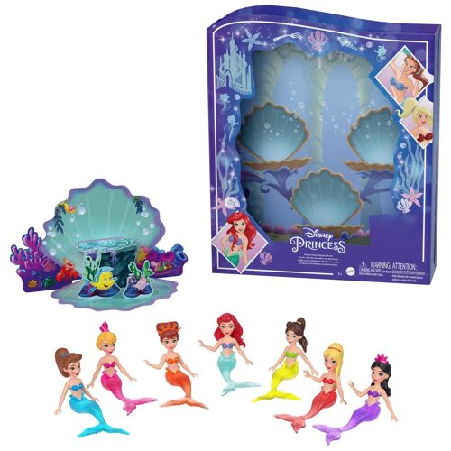Disney Princess Disney Princesses - Coffret Livre d'Histoires Ariel et ses soeurs - Figurine - 3 ans et +