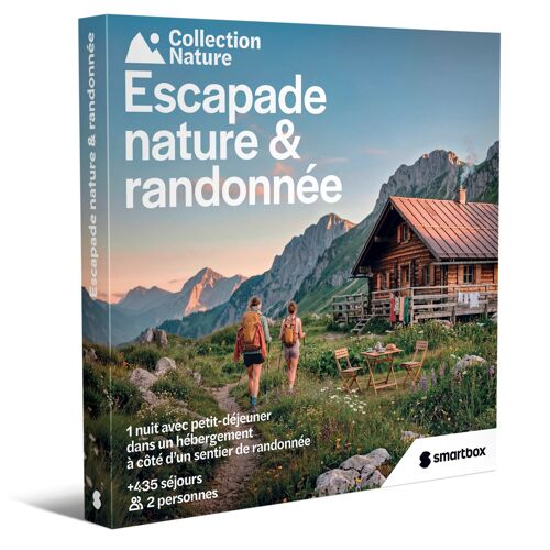 Escapade Nature & Randonnée - Smartbox - Coffret Cadeau Séjour