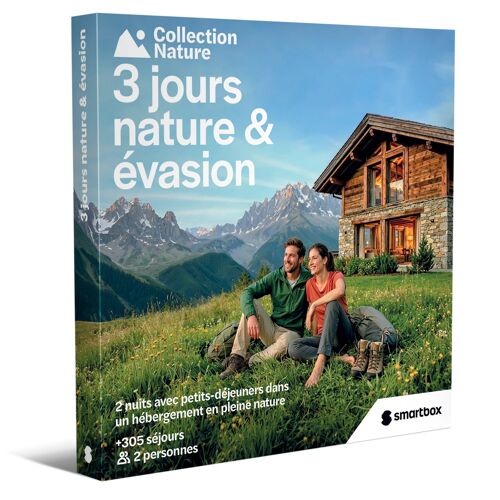 3 Jours Nature & Évasion - Smartbox - Coffret Cadeau Séjour