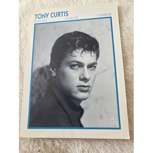 Fiche Portrait De Star Tony Curtis L’Encyclopédie Du Cinéma Collection Cinéma Vintage