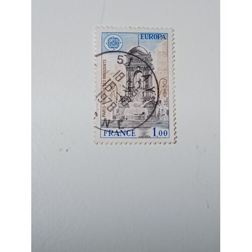 Timbre France 1,00 Yvert N° 2008 Oblitéré - Fontaine Des Innocents À Paris.De 1978