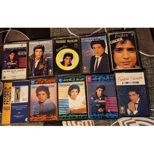 Frédéric François Lot De 10 Cassettes Audio Tape