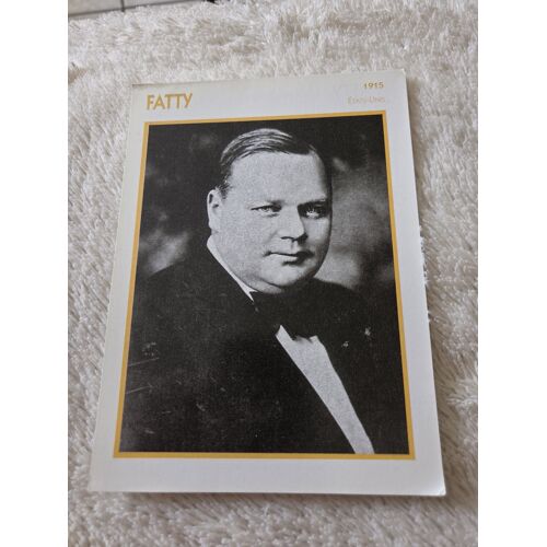 Fiche Portrait De Star Fatty L’Encyclopédie Du Cinéma Collection Cinéma Vintage