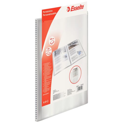 Esselte 395472040 Protège-Documents De Présentation 20 Pochettes 40 Feuilles
