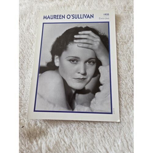 Fiche Portrait De Star Maureen O’Sullivan L’Encyclopédie Du Cinéma Collection Cinéma Vintage