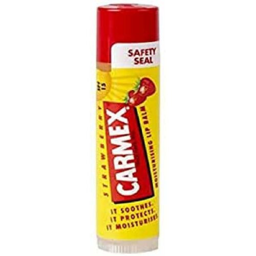 Soin Des Lèvres - Carmex - Carmex Strawberry Moisturising Lip Balm - Spf 15 - Couleur Fraise - 0,05 L 