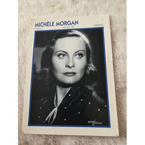 Fiche Portrait De Star Michèle Morgan L’Encyclopédie Du Cinéma Collection Cinéma Vintage