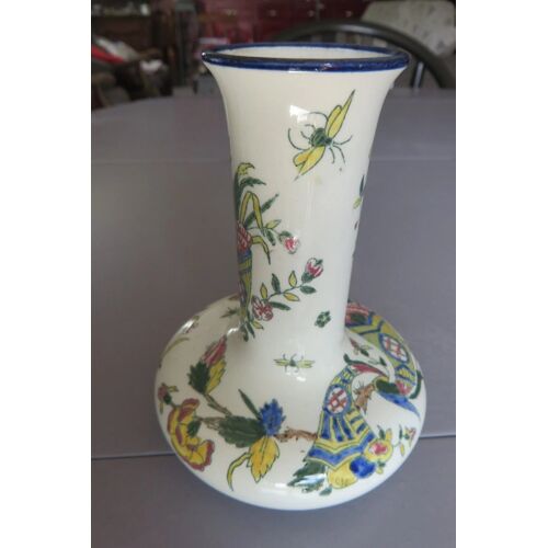 Vase Soliflore Faïence De Gien Corne D'Abondance 1875