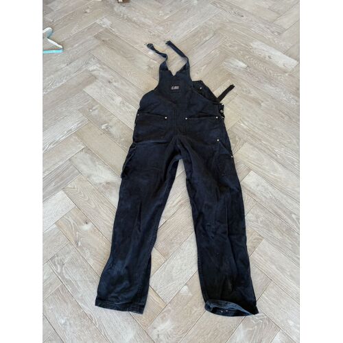 Salopette En Jean Noir, Taille Moyenne