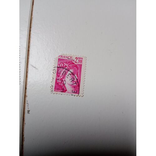 Timbre France 2,10 Yvert 1978 Obitéré Type Sabine De Gandon Rose Carminé De 1978