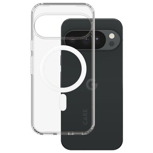 PanzerGlass CARE by Urban Combat Case Transparent w. White Qi Google Pixel 11 coque pour téléphone Housse pour Google - Pixel 11,, - Pixel 11 Pro