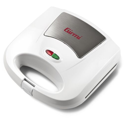 Girmi TS03 gaufrier et appareil à croque-monsieur 750 W Acier inoxydable et Blanc