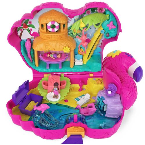 Polly Pocket - Flamant Rose Surprises - Coffret Mini Figurines - 4 ans et +