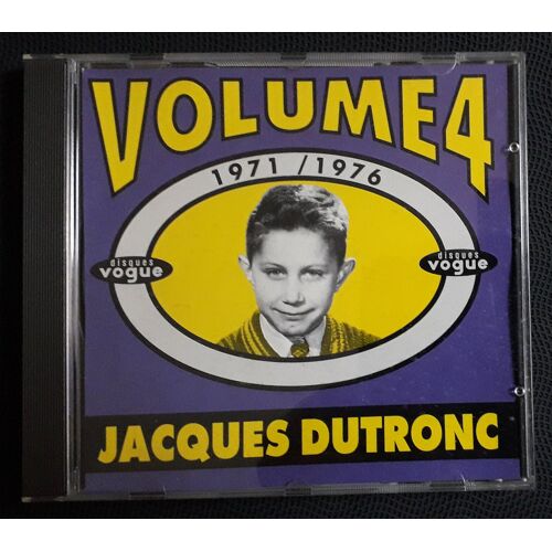 Jacques Dutronc Volume 4 Vogue 1971 1976 - Cd 26 Titres