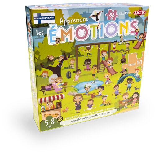 Tactic Apprenons les Emotions Jeu de puzzle 56 pièces Peuple