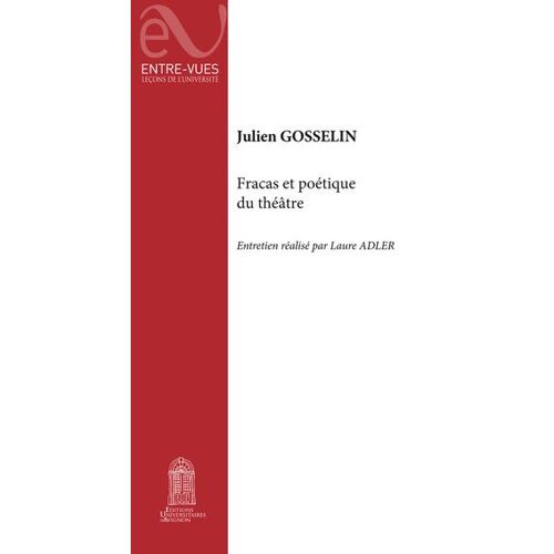 Fracas Et Poétique Du Théâtre