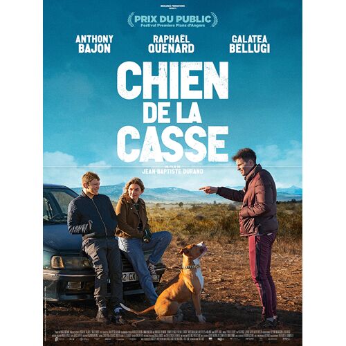 Chien De La Casse - Affiche De Cinéma Pliée - Format 40x54 Cm - De Jean-Baptiste Durand Avec Raphaël Quenard, Anthony Bajon, Galatéa Bellugi - 2023