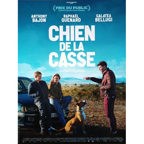 Chien De La Casse - Véritable Affiche De Cinéma Pliée - Format 40x60 Cm - De Jean-Baptiste Durand Avec Raphaël Quenard, Anthony Bajon, Galatéa Bellugi - 2023