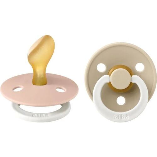 Pack De 2 Sucettes Colour Caoutchouc Anatomique Phosphorescente 6 Mois+ Blush Et Vanilla - Bibs