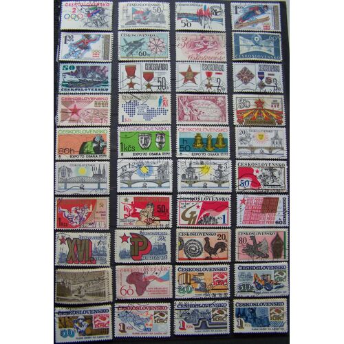 Lot 02 De 424 Timbres De Tchecoslovaquie