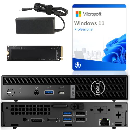 Ordinateur miniature Dell OptiPlex Micro 7020 i3-14100T 8Go 512Go SSD Win11Pro Classe A