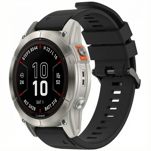 Imoshion Bracelet Quickfit® En Silicone Connexion Garmin 26 Mm Noir