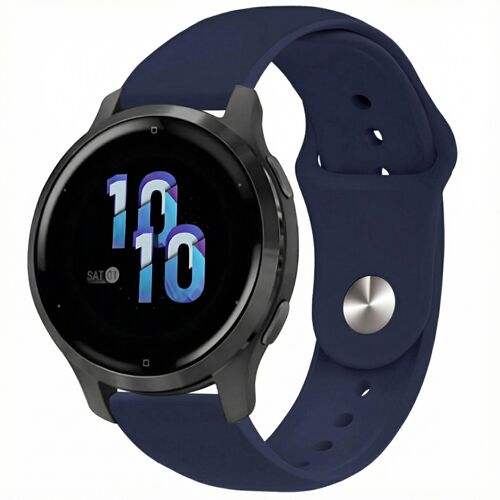 imoshion Bracelet sport en silicone Connexion universelle 22 mm Bleu foncé