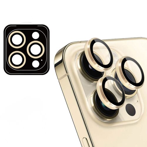 imoshion ¿Lot de 2 protections d'objectif de caméra iPhone 14 Pro / 14 Pro Max Dorée