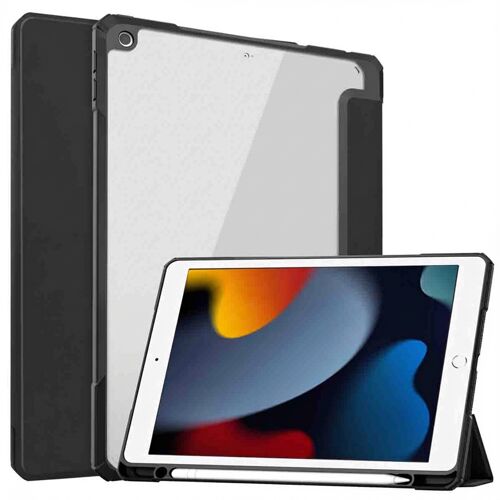 imoshion Coque tablette rigide Trifold iPad 9 (2021) 10.2 pouces / iPad 8 (2020) 10.2 pouces / iPad 7 (2019) 10.2 pouces Noir
