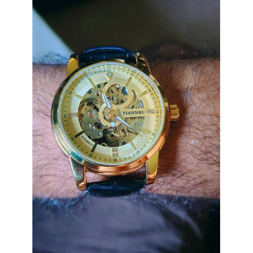 Montre Automatique Tiannbu Squelette Dorée ¿ Neuve Avec Étiquette