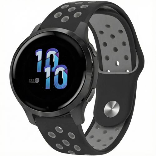imoshion Bracelet sport en silicone Connexion universelle 22 mm Black / Grey